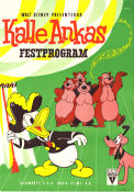 Kalle Ankas festprogram 1957 movie poster Donald Duck Circus