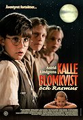 Kalle Blomkvist och Rasmus 1997 poster Totte Steneby Josefin Årling Malte Forsberg Göran Carmback Text: Astrid Lindgren