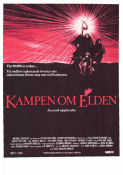 Kampen om elden 1981 poster Everett McGill Jean-Jacques Annaud Animerat