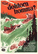 Kan doktorn komma 1942 poster Olof Widgren Birgit Tengroth Rolf Husberg Eric Rohman art