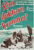Kan doktorn komma 1942 movie poster Olof Widgren Birgit Tengroth Mountains