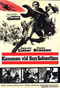 Guns For San Sebastian 1967 movie poster Anthony Quinn Charles Bronson Henri Verneuil