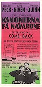 Kanonerna på Navarone 1961 poster Gregory Peck David Niven Anthony Quinn J Lee Thompson Hitta mer: Nazi