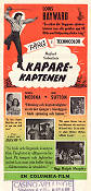 Kaparekaptenen 1952 poster Louis Hayward Patricia Medina Ralph Murphy