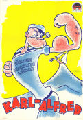 Popeye the Sailor 1933 movie poster Jack Mercer Dave Fleischer Animation
