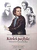 Kärlek på flykt 1978 movie poster Jean-Pierre Léaud Francois Truffaut