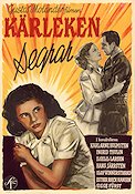 Kärleken segrar 1949 movie poster Karl-Arne Holmsten Ingrid Thulin