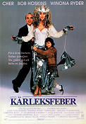 Kärleksfeber 1990 poster Cher Bob Hoskins Winona Ryder Richard Benjamin Barn Romantik