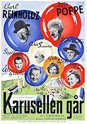 Karusellen går 1940 movie poster Nils Poppe Carl Reinholdz