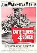 The Sons of Katie Elder 1965 movie poster John Wayne Dean Martin Henry Hathaway