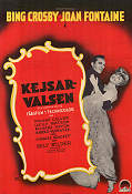 The Emperor Waltz 1948 movie poster Bing Crosby Joan Fontaine Billy Wilder Dance