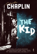 The Kid 1921 movie poster Jackie Coogan Edna Purviance Charlie Chaplin Find more: Silent movie Kids Police and thieves