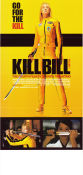 Kill Bill: Vol. 1 2003 movie poster Uma Thurman David Carradine Lucy Liu Quentin Tarantino Asia Martial arts