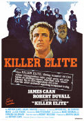 The Killer Elite 1975 movie poster James Caan Robert Duvall Arthur Hill Sam Peckinpah