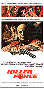 Killer Force 1976 movie poster Telly Savalas Peter Fonda OJ Simpson Maud Adams Val Guest Poster artwork: Drew Struzan