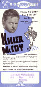 Killer McCoy 1947 movie poster Mickey Rooney Brian Donlevy Ann Blyth Roy Rowland