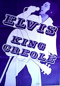 King Creole 1958 movie poster Elvis Presley Carolyn Jones Walter Matthau Michael Curtiz Rock and pop Musicals