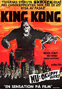 King Kong 1933 poster Bruce Cabot Fay Wray Robert Armstrong Merian C Cooper