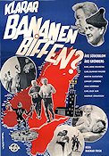 Klarar Bananen Biffen? 1957 poster Åke Söderblom Åke Grönberg Ragnar Frisk Hitta mer: Biffen och Bananen Hitta mer: Stockholm Från serier