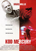 Kod Mercury 1998 poster Bruce Willis Miko Hughes Alec Baldwin Harold Becker