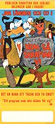 Kom så skrattar vi 1974 movie poster Kalle Anka Jan Långben Goofy Animation