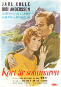 Kort är sommaren 1962 movie poster Jarl Kulle Bibi Andersson Claes Gill Bjarne Henning-Jensen Norway Mountains