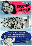 Kostervalsen 1958 movie poster Åke Söderblom Yvonne Lombard Egon Larsson Rolf Husberg Music: Sune Waldimir Skärgård