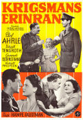 Krigsmans erinran 1947 movie poster Elof Ahrle Birgit Tengroth Gunnar Björnstrand Hampe Faustman