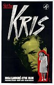 Crisis 1946 movie poster Inga Landgré Stig Olin Marianne Löfgren Ingmar Bergman