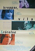 Kroppar i vila och rörelse 1993 poster Bridget Fonda Phoebe Cates Tim Roth Michael Steinberg