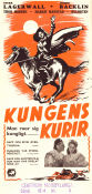 Kungens kurir 1942 movie poster Sture Lagerwall Ingrid Backlin Margit Manstad Thor Modéen Gunnar Olsson