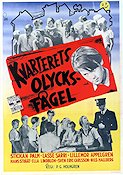 Kvarterets olycksfågel 1947 movie poster Stickan Palm Lasse Sarri Nils Hallberg Per G Holmgren Kids