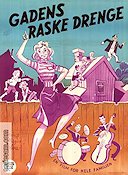 Gadens raske drenge 1947 movie poster Stickan Palm Lasse Sarri Nils Hallberg Per G Holmgren Kids