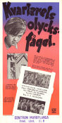 Kvarterets olycksfågel 1947 movie poster Stickan Palm Lasse Sarri Nils Hallberg Per G Holmgren Kids