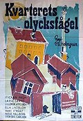 Kvarterets olycksfågel 1947 movie poster Stickan Palm Lasse Sarri Nils Hallberg Per G Holmgren Kids