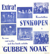 Kvartetten Synkopen 1950 movie poster Sigvard Wallbeck-Hallgren Sven Thermaenius Jazz