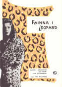 Kvinna i leopard 1958 movie poster Harriet Andersson Ulf Palme Erik Strandmark Jan Molander