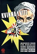Kvinna i vitt 1949 movie poster Margareta Fahlén Arne Mattsson Medicine and hospital
