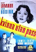 A Lady without Passport 1950 movie poster Hedy Lamarr John Hodiak Film Noir