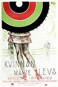 Kvinnan måste leva 1922 movie poster George Loane