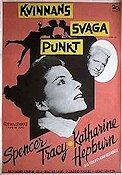 Desk Set 1957 movie poster Katharine Hepburn Spencer Tracy
