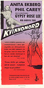 Screaming Mimi 1958 movie poster Anita Ekberg Phil Carey Gerd Oswald Film Noir Ladies
