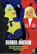 Kvinnor i väntrum 1946 movie poster Arnold Sjöstrand Britta Holmberg Anna Lindahl Medicine and hospital