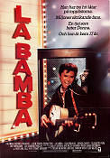 La Bamba 1987 movie poster Lou Diamond Phillips Esai Morales Luis Valdez Rock and pop Instruments