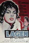 La Loi 1959 movie poster Gina Lollobrigida Jules Dassin