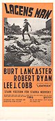 Lawman 1971 movie poster Burt Lancaster Robert Ryan Lee J Cobb Michael Winner