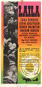 Laila 1958 poster Erika Remberg Edvin Adolphson Birger Malmsten Rolf Husberg