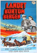 Bend of the River 1952 movie poster James Stewart Rock Hudson Arthur Kennedy Anthony Mann Mountains