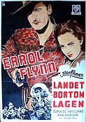 Dodge City 1939 movie poster Errol Flynn Olivia de Havilland Michael Curtiz