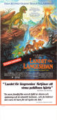 Landet för längesedan 1988 poster Don Bluth Animerat Dinosaurier och drakar